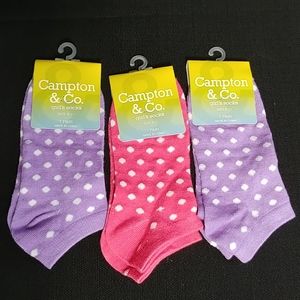 NWT Campton & Co. Bundle Of Girl's Socks
